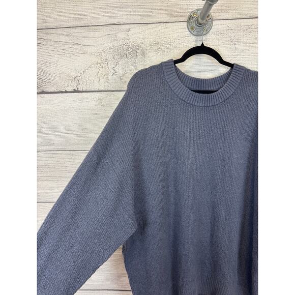 Old Navy Plus Size So Soft Blue Knit Crewneck Sweater Size 3X - Picture 2 of 8